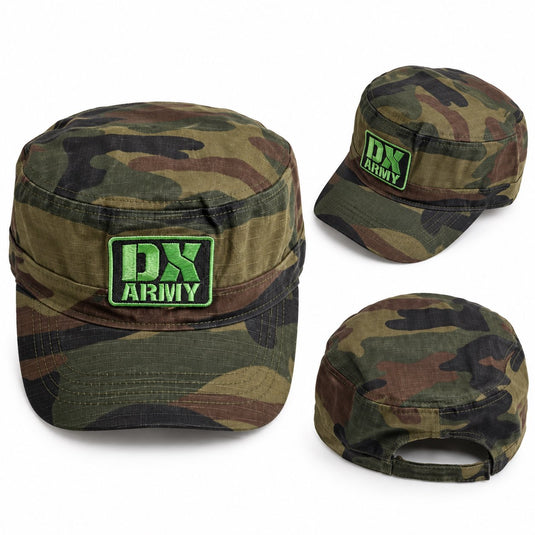 DX D-Generation X Army Cadet Camo hat Headband-Wristband Combo