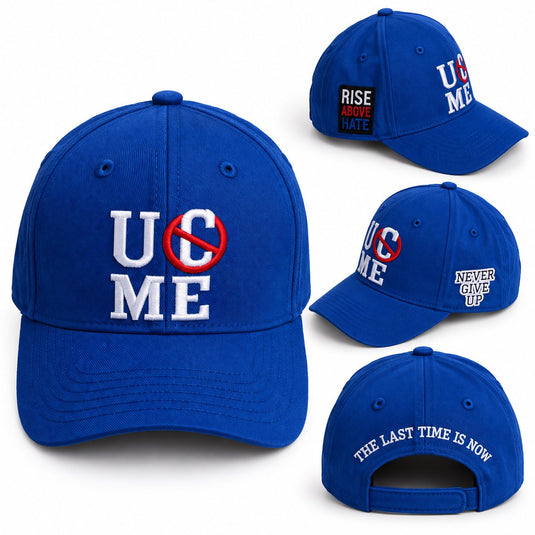 John Cena 2025 Last Time Is Now Farewell Tour Blue Hat Headband-Wristband Combo