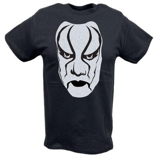 Sting White Warrior WWE Mens Black T-shirt