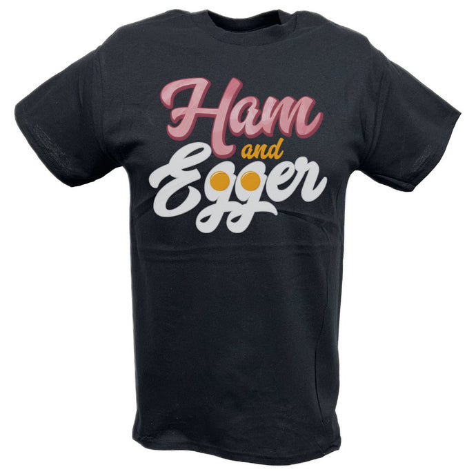 Bobby The Brain Heenan Ham and Egger Black T-shirt