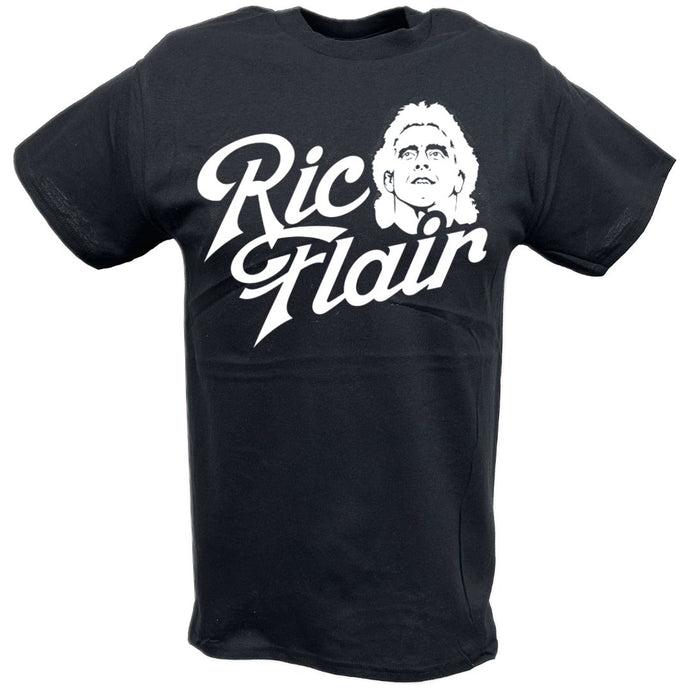 Ric Flair White Logo Headshot T-shirt