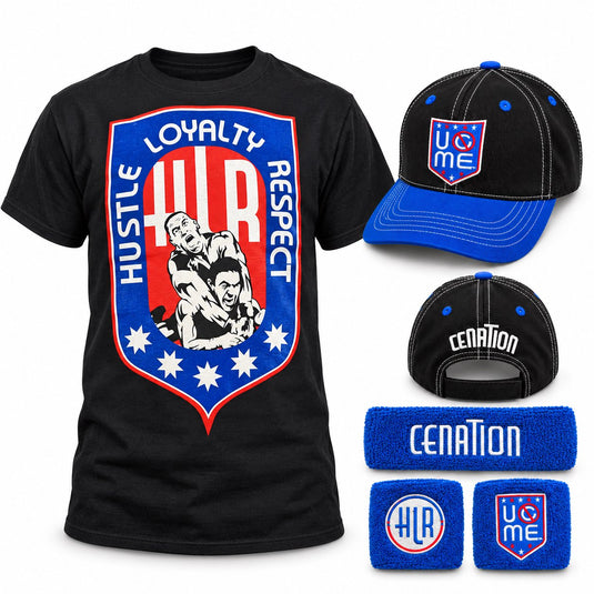 John Cena Kids HLR Boys Costume T-shirt Hat Wristbands
