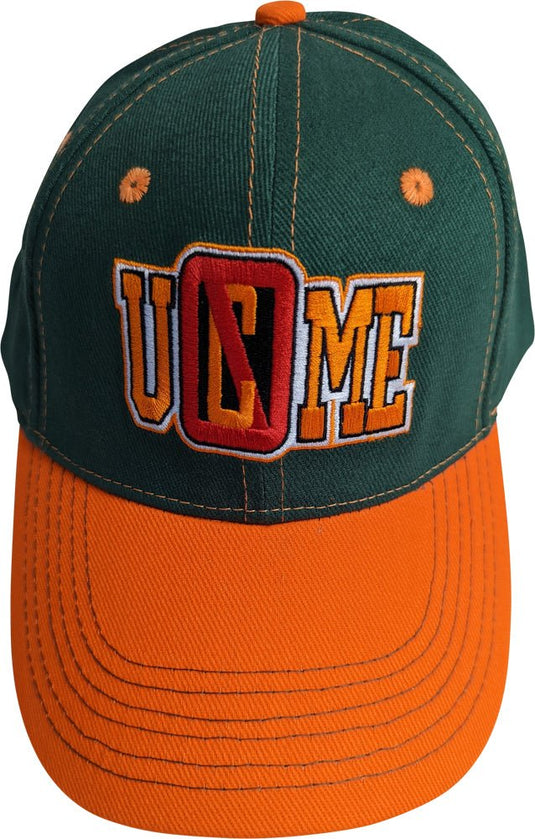 John Cena Green Orange 15x U Can't See Me Baseball Hat Headband Wristband Set