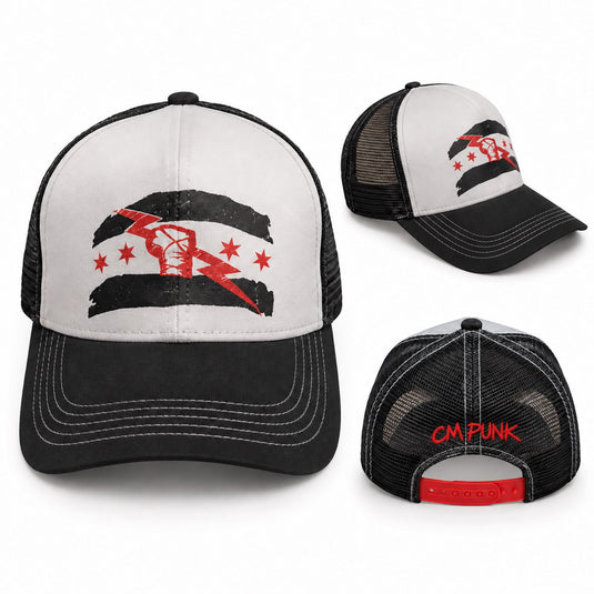 CM Punk Best In The World Baseball Trucker Cap Hat