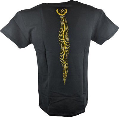 Randy Orton First Strike RKO Spine Mens Black T-shirt