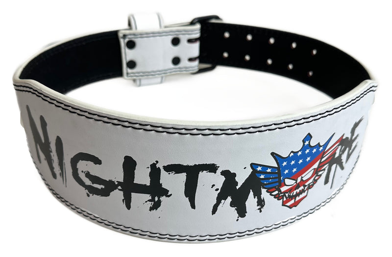 Load image into Gallery viewer, Cody Rhodes American Nightmare Logo Leather Weightlifting Belt
