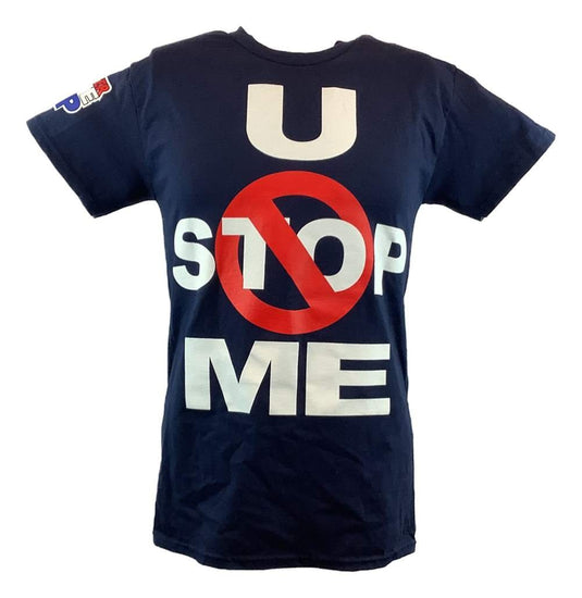 John Cena Navy Blue U Can't Stop Me Kids Boys T-shirt