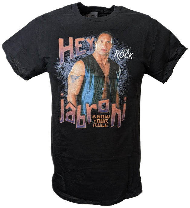 The Rock Know Your Role Jabroni Mens Black T-shirt
