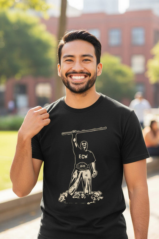 ECW Enter The Sandman Singapore Cane T-shirt