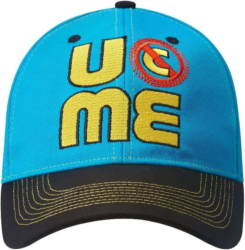 Load image into Gallery viewer, John Cena Blue Throwback U Can&#39;t See Me Baseball Hat Headband Wristband Set
