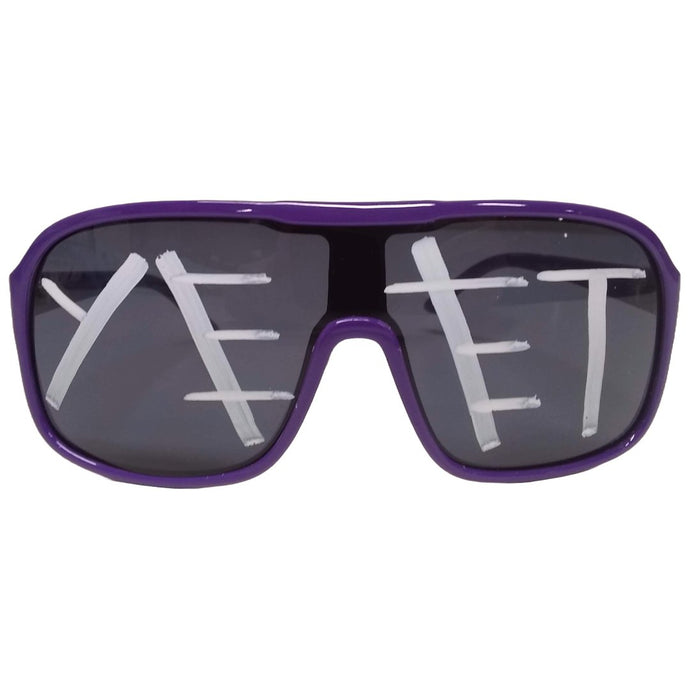 Purple Yeet Sunglasses Sports Shades for Main Event Jey Uso Costume