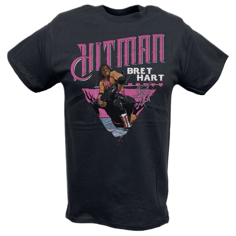 Load image into Gallery viewer, Bret Hart Sharpshooter Black T-shirt
