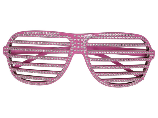 Macho Man Studded Colored Costume Glasses