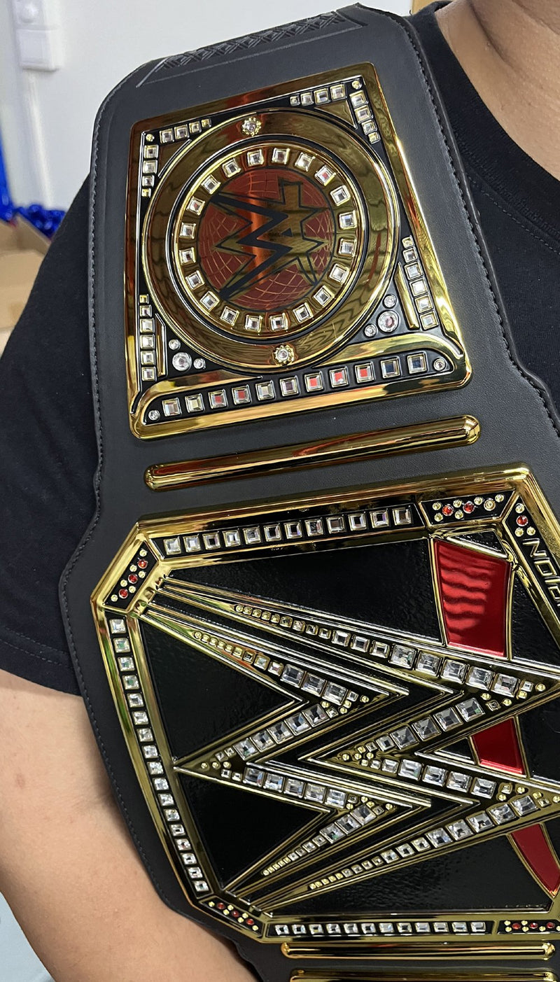 Load image into Gallery viewer, WWE World Heavyweight Championship Replica Title Belt Black Adult Size
