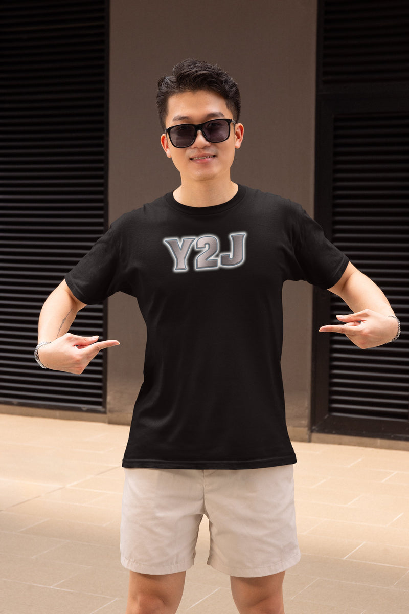 Load image into Gallery viewer, Chris Jericho Y2J New Hero Saves Us Black T-shirt
