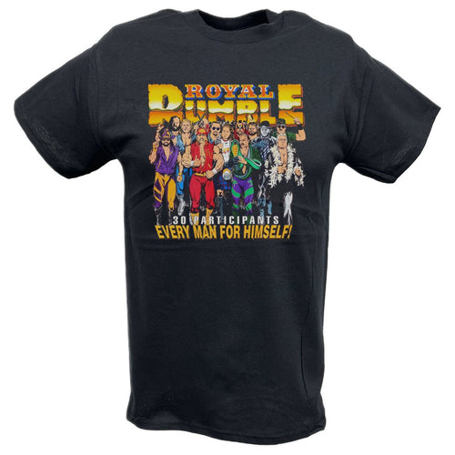1992 Royal Rumble Participants Hogan Macho Flair T-shirt