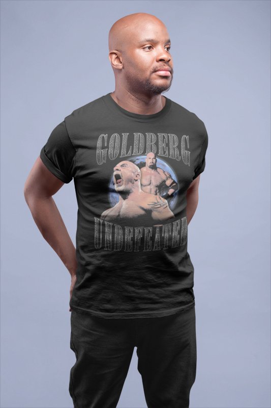 Load image into Gallery viewer, Goldberg Undefeated Black T-shirt
