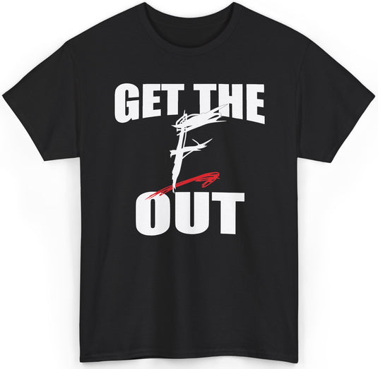 WWF Old Logo Get The F Out World Wrestling Entertainment T-shirt