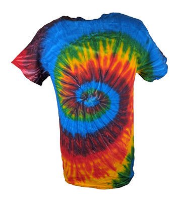 nWo White Logo Tie Dye New World Order Mens T-shirt