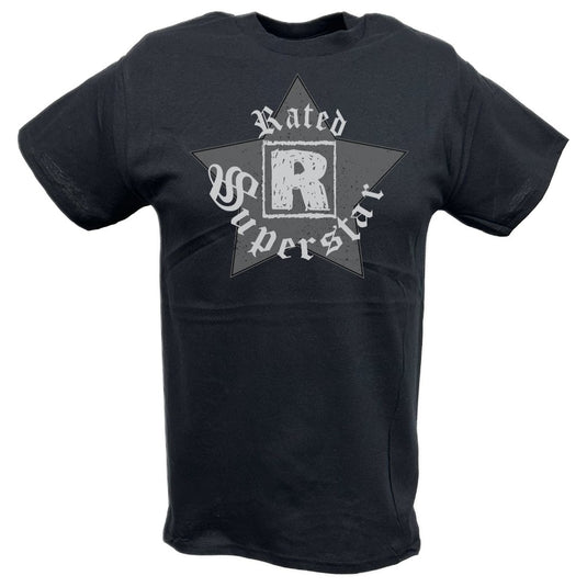 Edge Rated R Superstar Logo Mens Black T-shirt