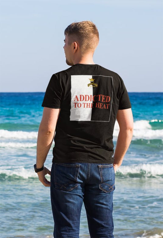 Eddie Guerrero Scarface Addicted to the Heat Mens Black T-shirt