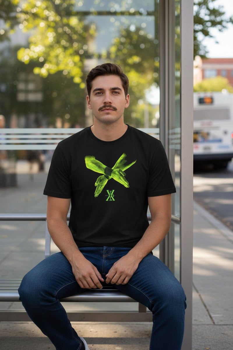 Load image into Gallery viewer, DX D-Generation X Green Chop Two Words T-shirt
