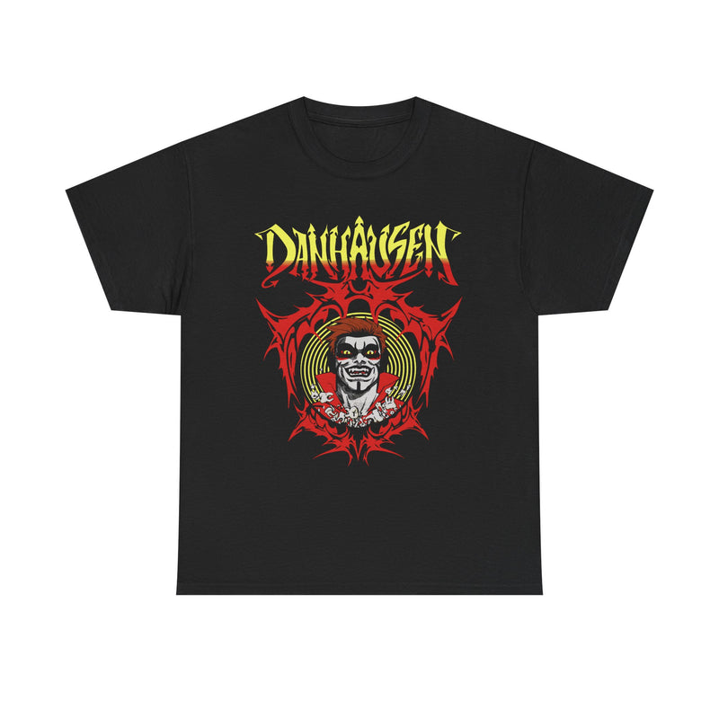 Load image into Gallery viewer, DANHAUSEN Demon Metal Wrestling Red Tribal Graphic T-Shirt-S
