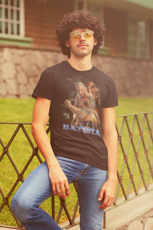 Load image into Gallery viewer, Batista Gun Show Mens Black T-shirt
