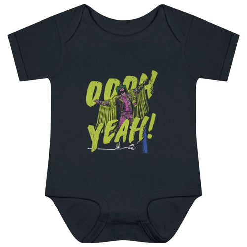 Macho Man Randy Savage Oooh Yeah Black Baby Bodysuit