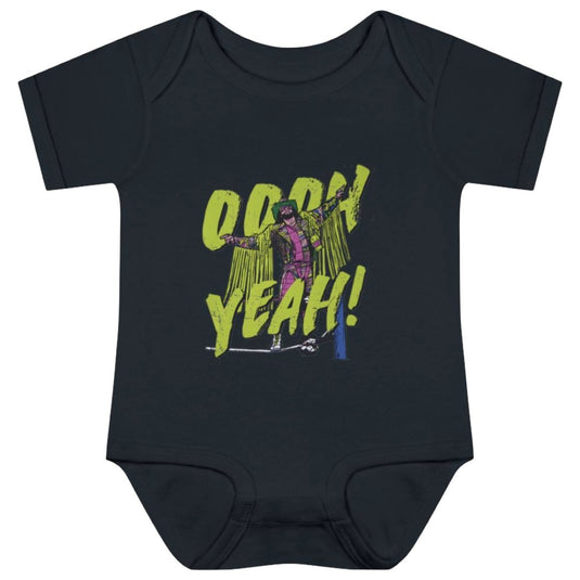 Macho Man Randy Savage Oooh Yeah Black Baby Bodysuit