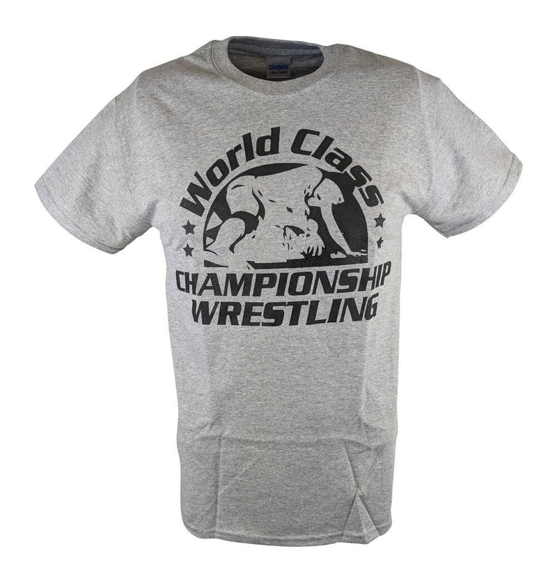 Load image into Gallery viewer, World Class Championship Wrestling WCCW Gray Mens T-shirt

