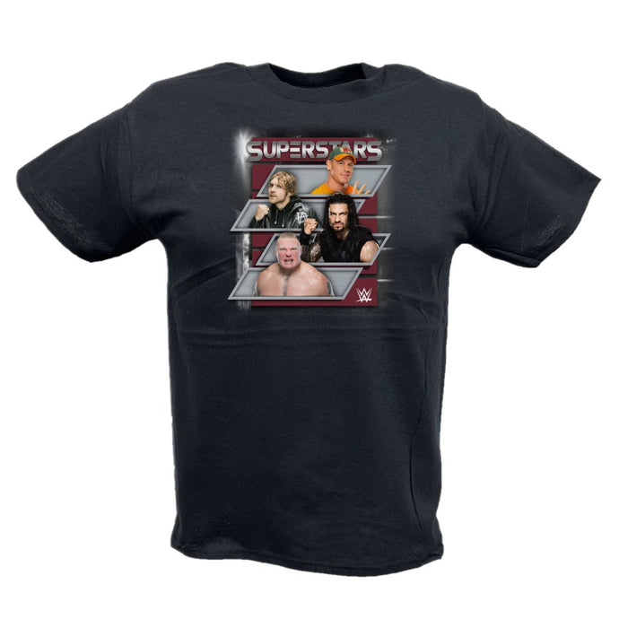 Superstars Cena Ambrose Reigns Lesnar Boys Kids Juvy T-shirt