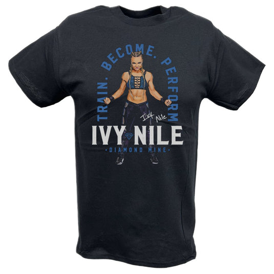 Ivy Nile Train Become Perform Black T-shirt