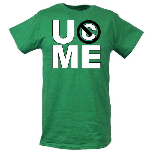 John Cena U Can't See Me Green Mens T-shirt