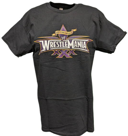 WrestleMania 30 XXX Logo Mens Black T-shirt