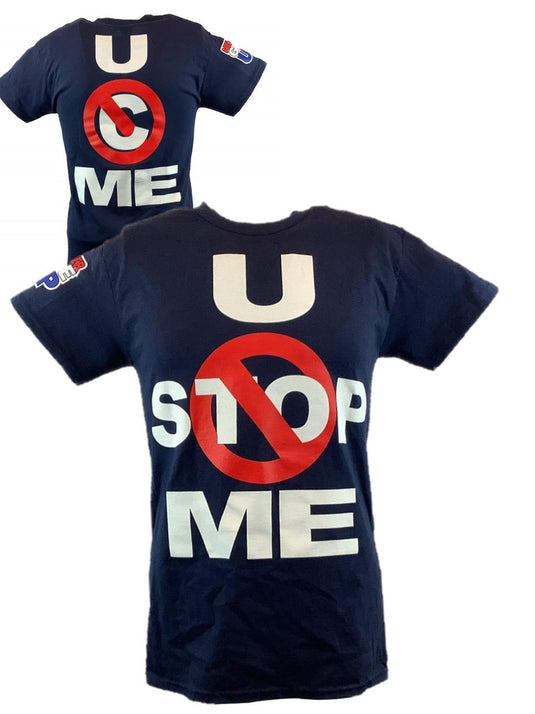John Cena Navy Blue U Can't Stop Me Kids Boys T-shirt