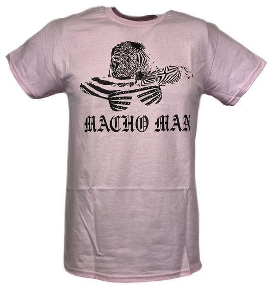 Macho Man Randy Savage Hat Glasses Pink T-shirt