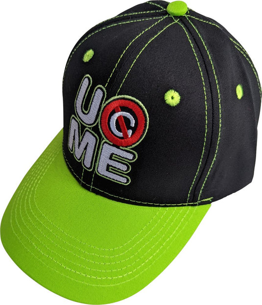 John Cena Kids Neon Green Boys Costume T-shirt Hat Wristbands