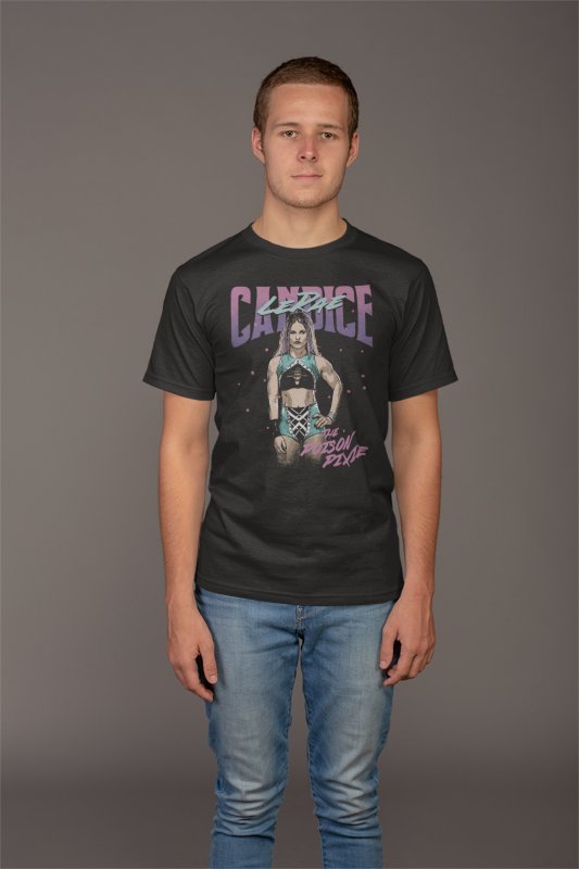Load image into Gallery viewer, Candice LeRae Poison Pixie Black T-shirt
