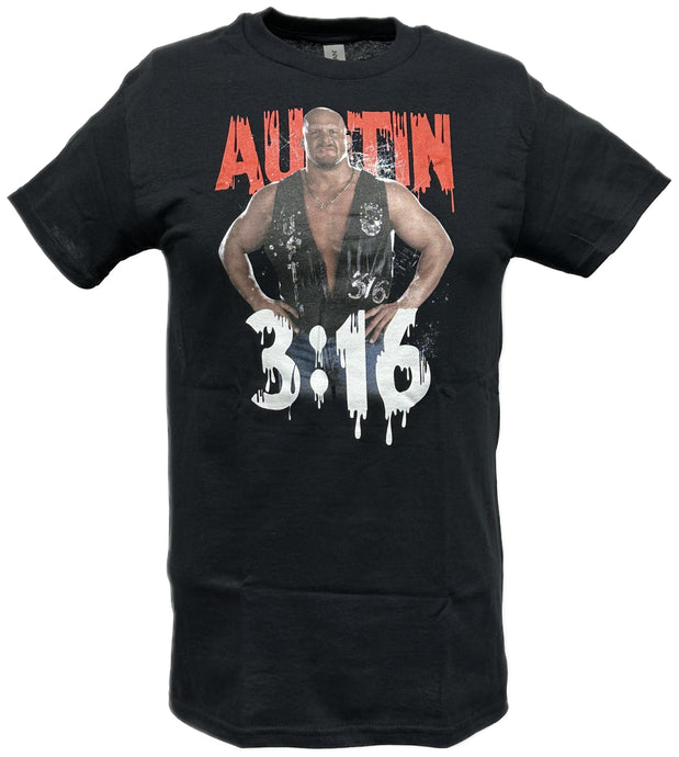 Stone Cold Steve Austin 3:16 Pose Mens Black T-shirt