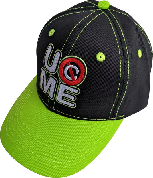 John Cena Kids Neon Green Boys Costume T-shirt Hat Wristbands