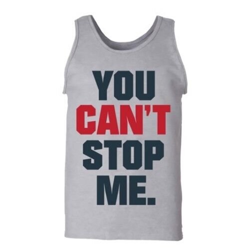 Load image into Gallery viewer, John Cena You Can&#39;t Stop Me Gray WWE Authentic Tank Top Shirt
