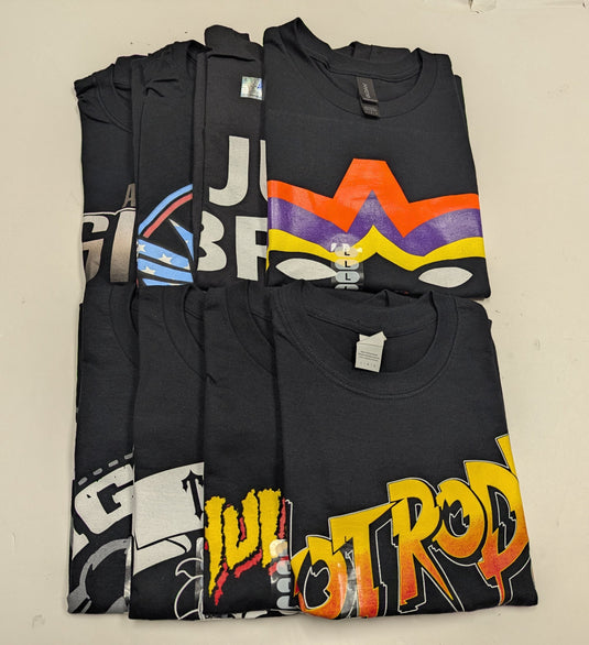 8 Men Size Large WWE T-shirts | Cena Orton Undertaker The Rock Lot 2
