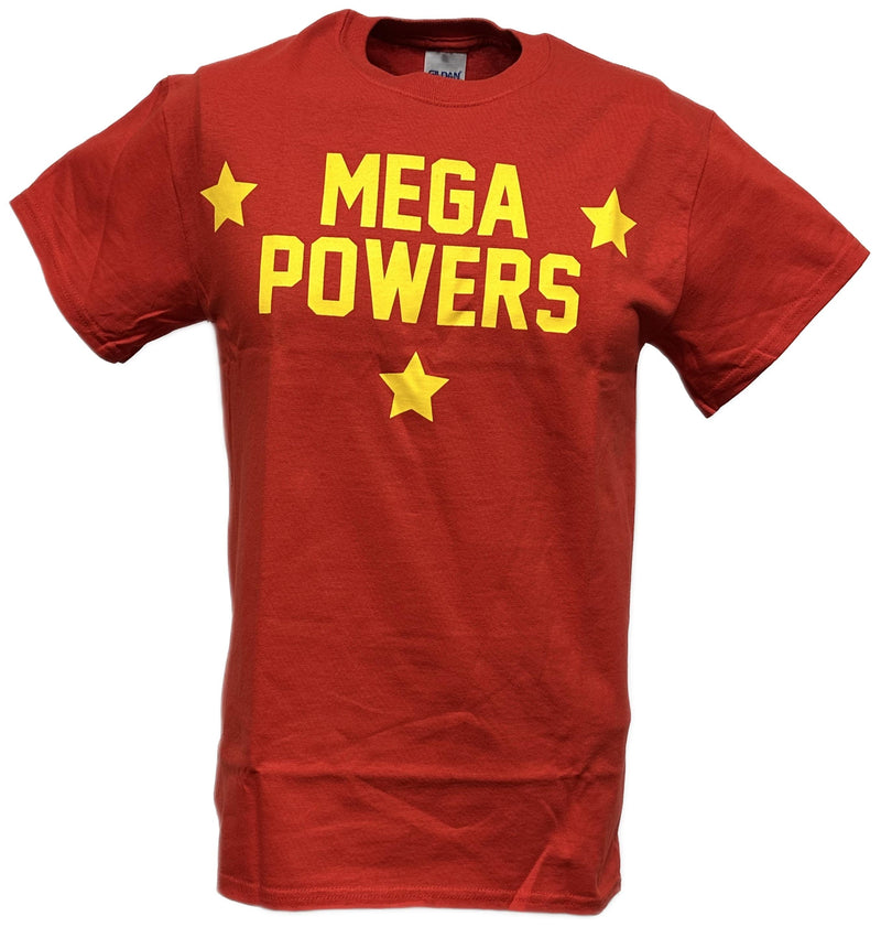 Load image into Gallery viewer, Hulk Hogan Randy Savage Mega Powers Mens Red T-shirt
