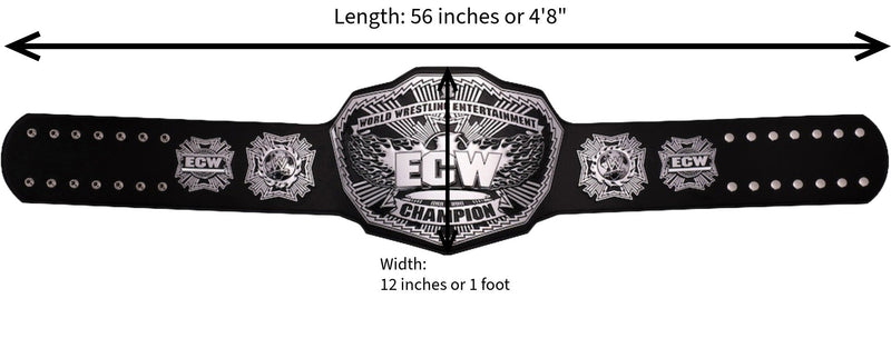 Load image into Gallery viewer, WWE ECW Championship 2008 Replica Title Belt Zinc Alloy Rhinestone
