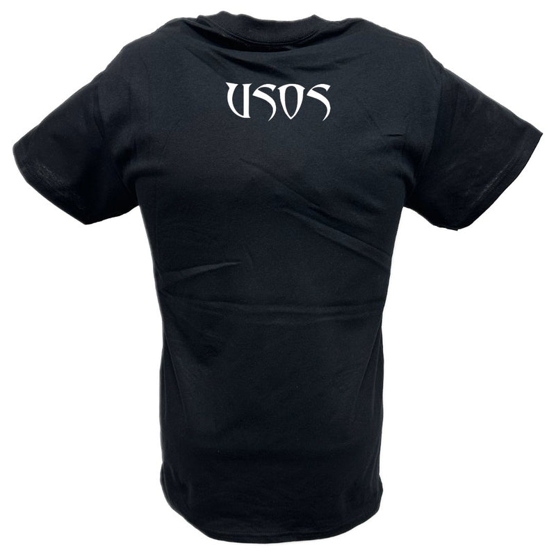 Load image into Gallery viewer, The Usos Down Since Day One Ish Mens Black T-shirt
