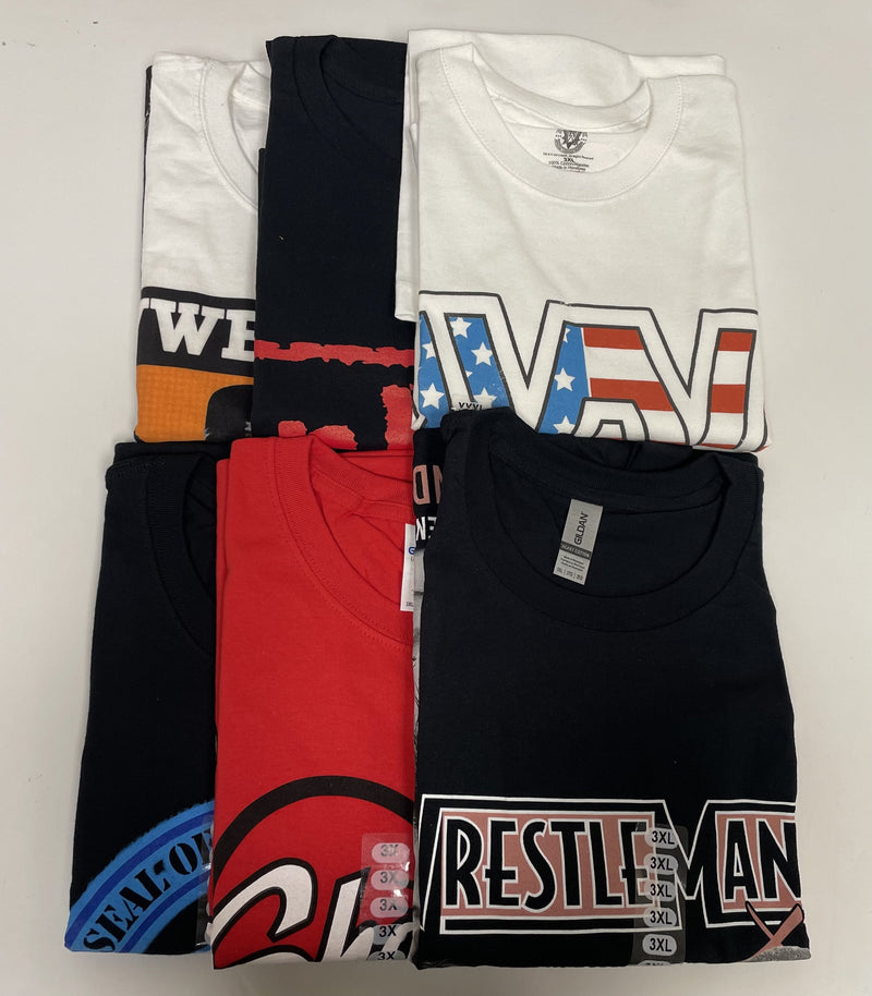 Load image into Gallery viewer, Lot of 6 Men Size 3XL T-shirts | Cena Orton Undertaker The Rock (3XL)
