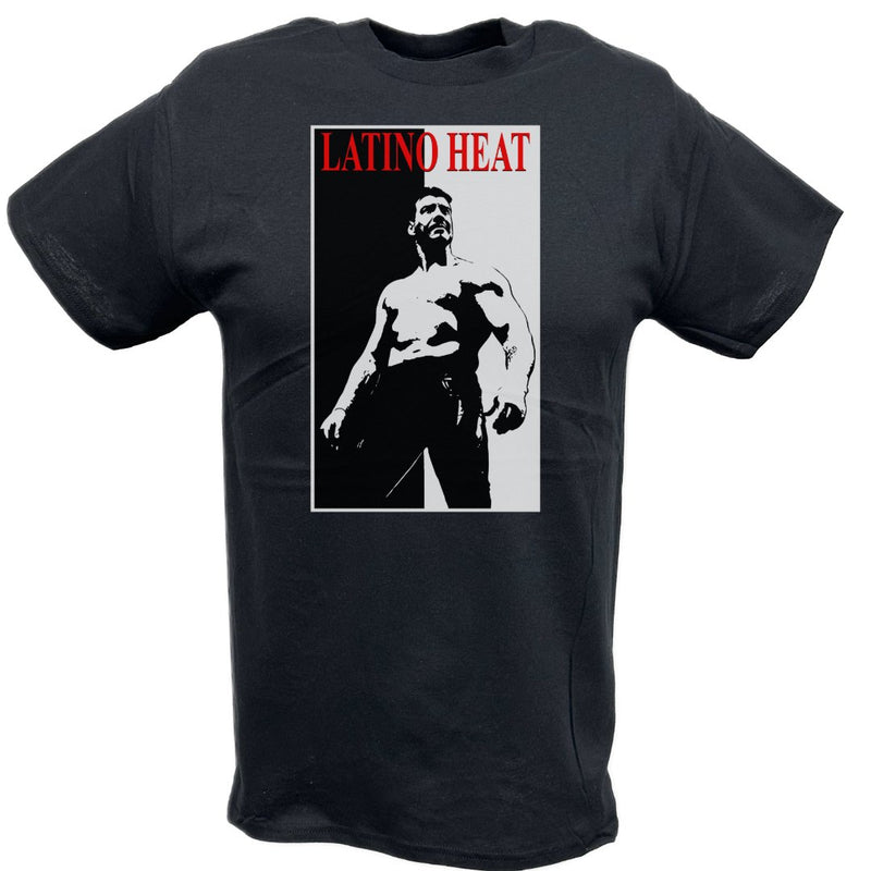 Load image into Gallery viewer, Eddie Guerrero Scarface Addicted to the Heat Mens Black T-shirt
