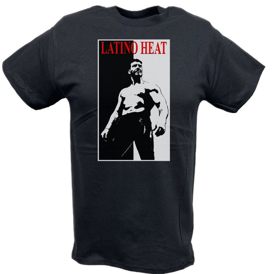 Eddie Guerrero Scarface Addicted to the Heat Mens Black T-shirt