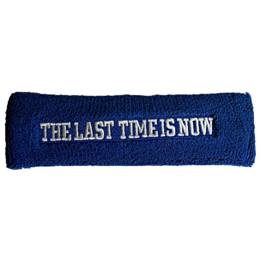 John Cena 2025 Indiana Last Time Is Now Blue Hat Headband-Wristband Combo